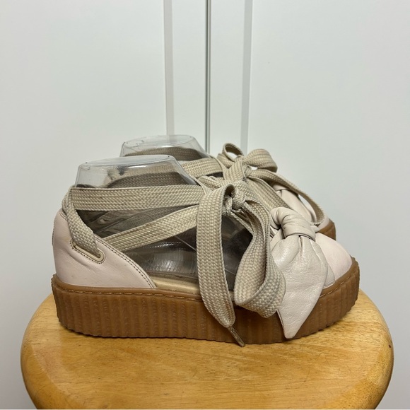 Puma fenty bow Rihanna beige platform - Picture 1 of 8